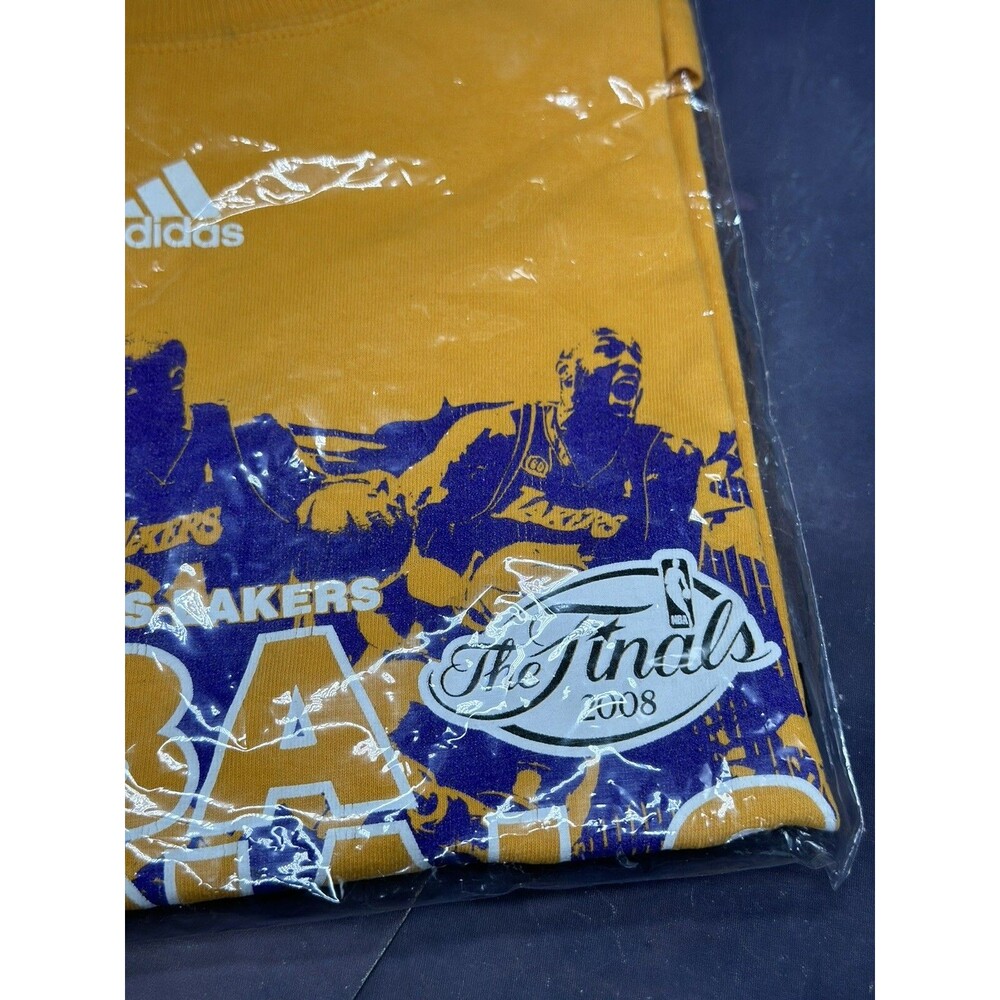 Los Angeles Lakers Adidas 2008 Nba Finals Tee T-shirt XL NIP Kobe Bryant